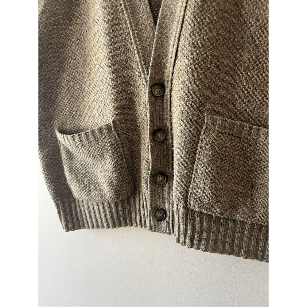 Vintage London Fog Sweater Vest XL Gray Knit Grandpa Core Academic old money - Picture 6 of 8